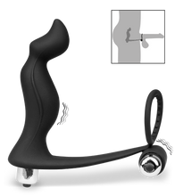Laden Sie das Bild in den Galerie-Viewer, Prostata-Massagegerät mit Vibro-Ring Sprint