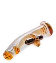 Laden Sie das Bild in den Galerie-Viewer, Rabbit-Vibrator aus Glas Mr Pleasure