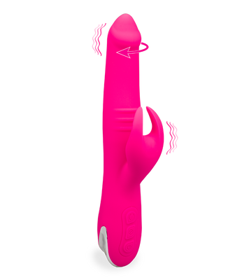Rabbit-Vibrator mit 360°-Rotation Holy Fork