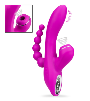 Rabbit-Vibrator mit Dreifach-Stimulation Abel