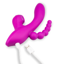 Laden Sie das Bild in den Galerie-Viewer, Rabbit-Vibrator mit Dreifach-Stimulation Abel