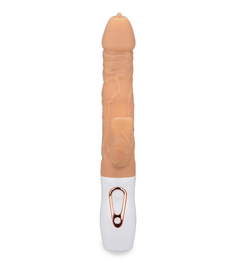 Rabbit-Vibrator mit Heizfunktion und 7 Modi Satisfaction