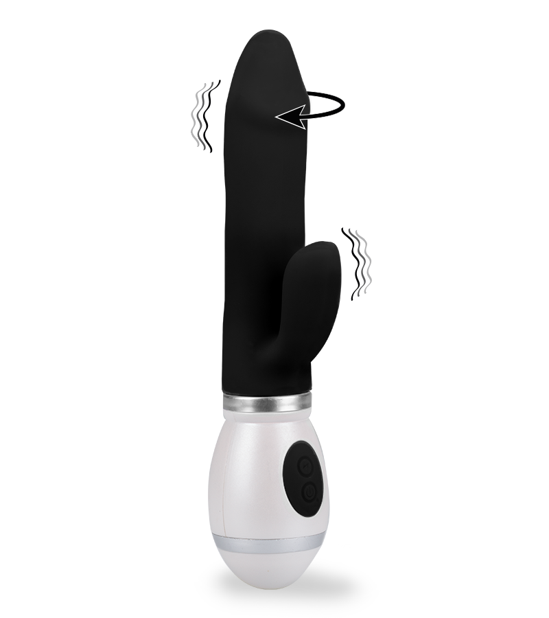 Rabbit-Vibrator mit Rotation Viva