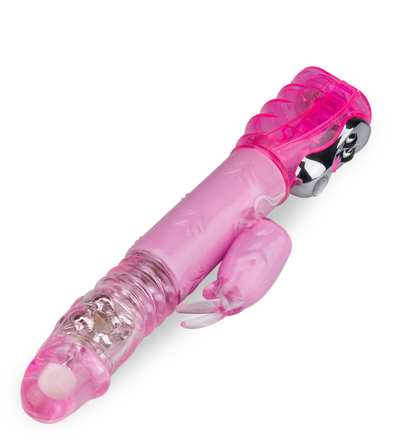 Rabbit-Vibrator mit Stoßfunktion für XXL-Orgasmen