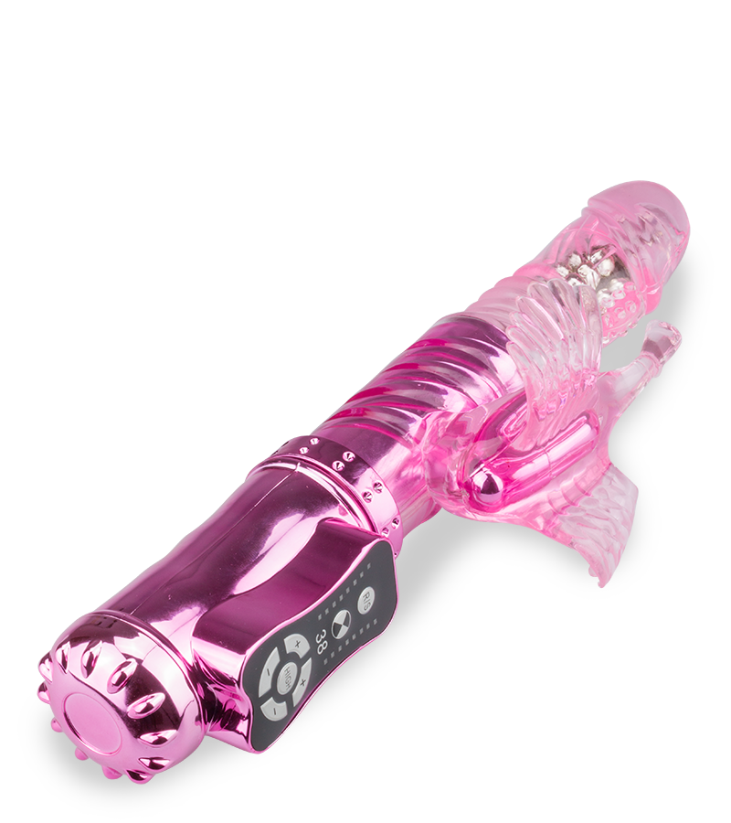 Rabbit-Vibrator mit Stoßfunktion Swan