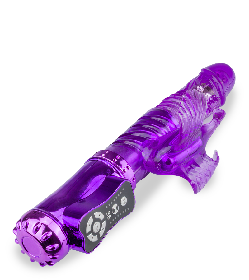 Rabbit-Vibrator mit Stoßfunktion Swan