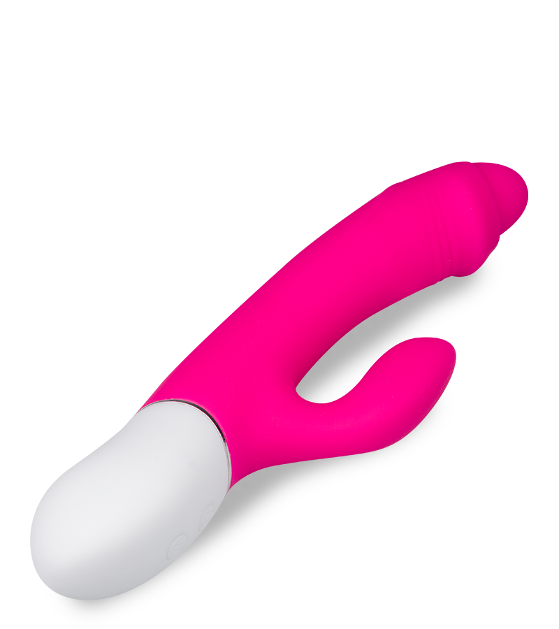 Rabbit-Vibrator mit Vorhaut Connie