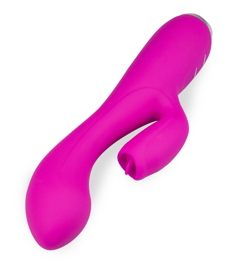 Rabbit-Vibrator mit Zunge