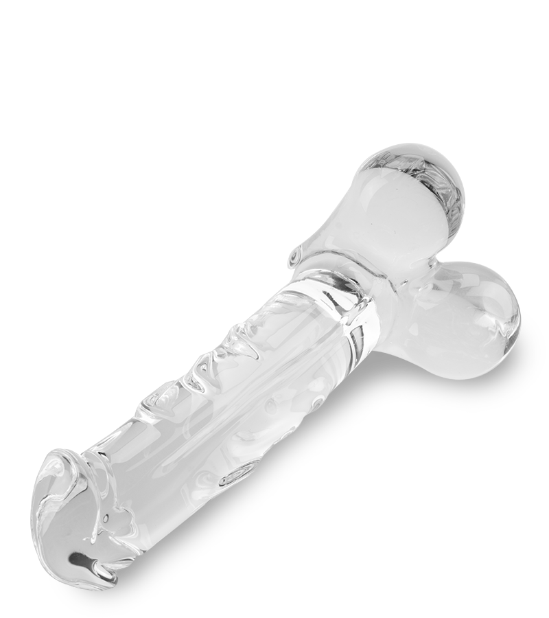 Realistischer Glasdildo Henry