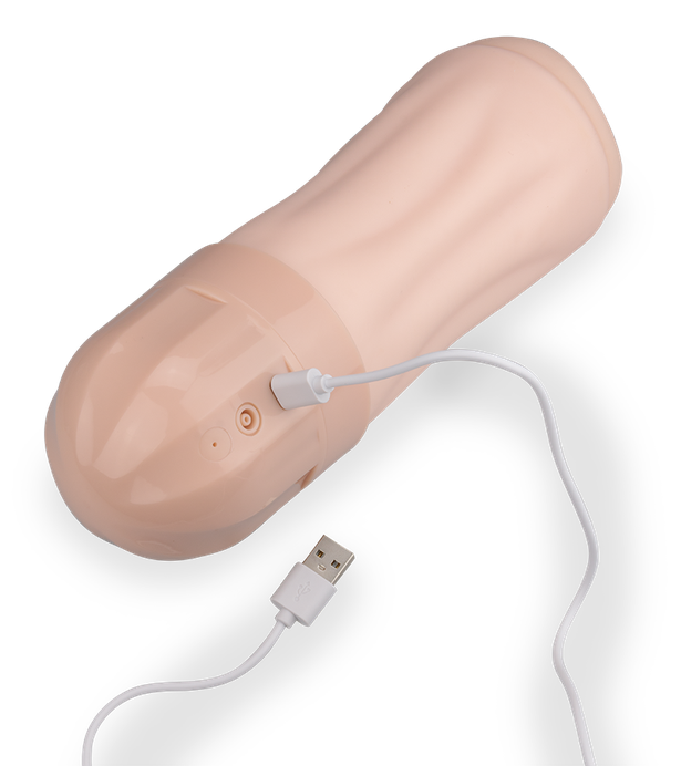 Realistischer Masturbator mit Vibration und Saugfunktion Brianna