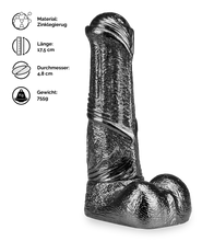 Laden Sie das Bild in den Galerie-Viewer, Realistischer Metall-Pferdedildo Sauron