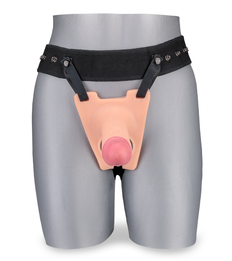 Realistischer Strap-on-Dildo für Männer aus Silikon