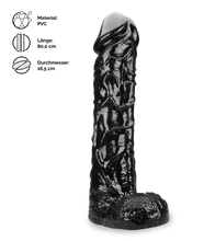 Laden Sie das Bild in den Galerie-Viewer, Riesendildo 80 cm