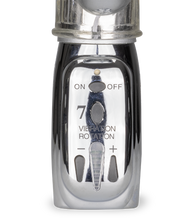 Laden Sie das Bild in den Galerie-Viewer, Rotierender Rabbit-Vibrator Silver Pleasure