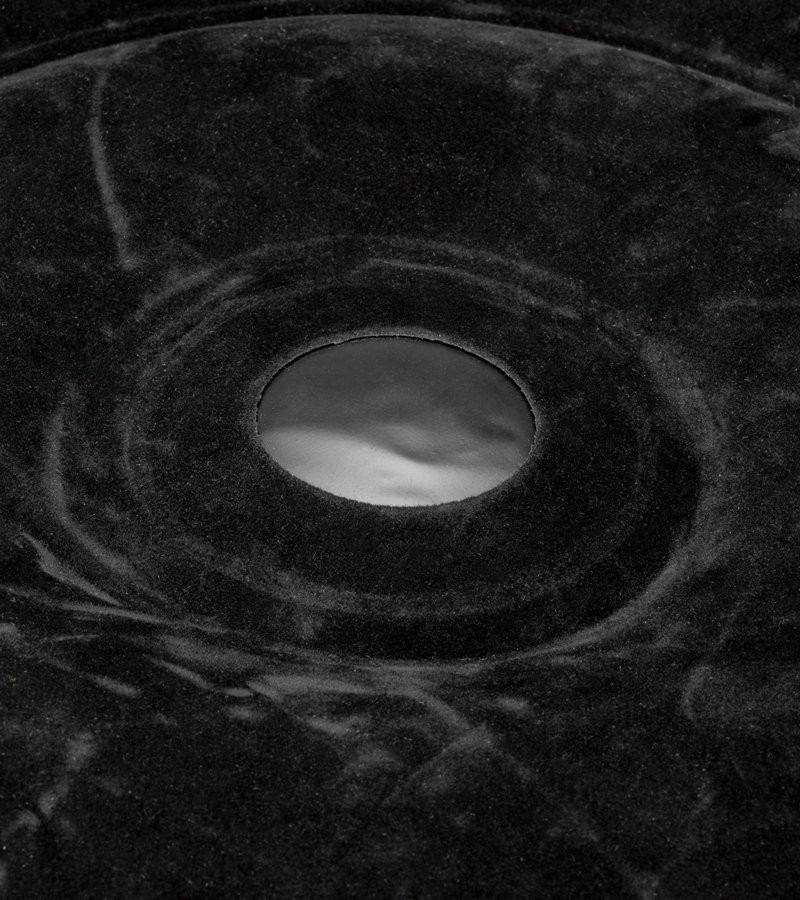 Rundes aufblasbares Sexkissen mit Dildovibrator Crazy Rider