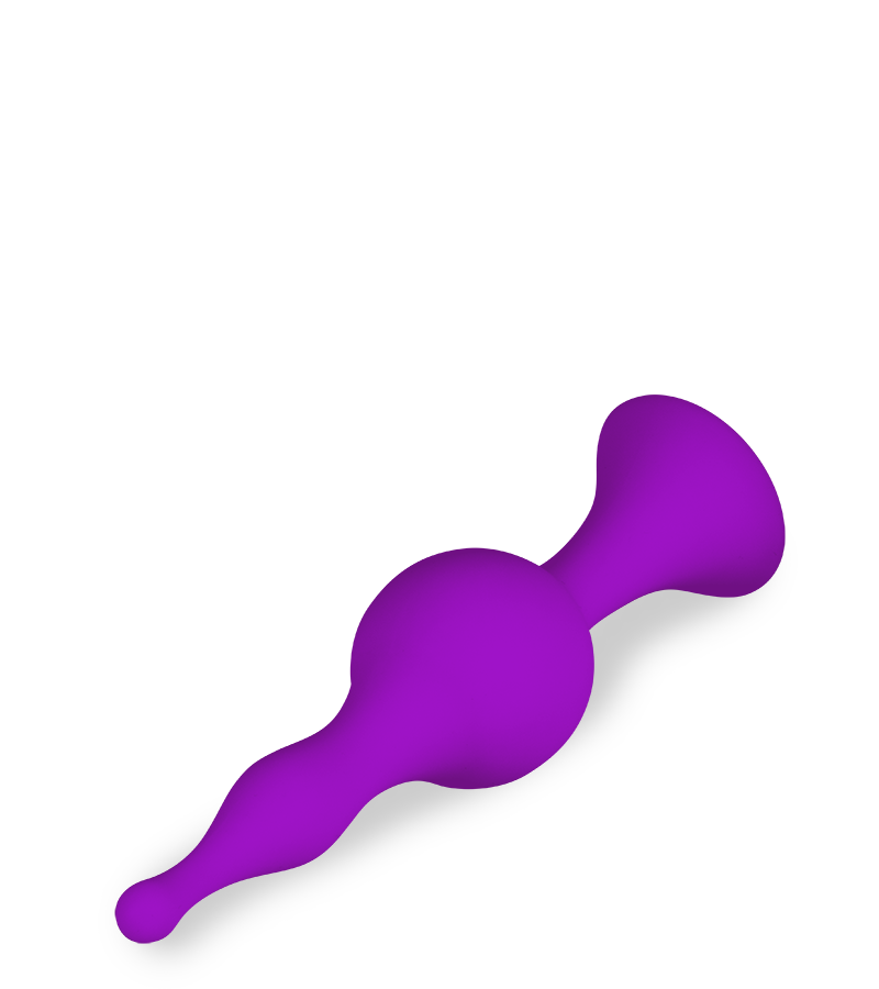 Saugnapf-Analplug Blob