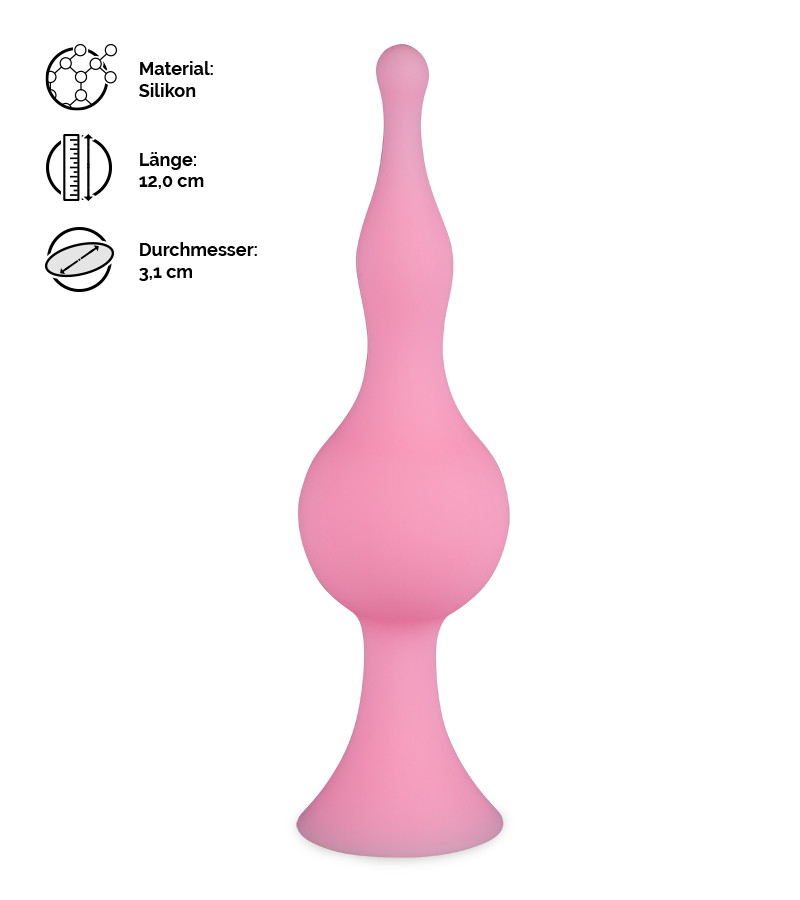 Saugnapf-Analplug Blob