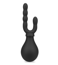 Laden Sie das Bild in den Galerie-Viewer, Schwarze Birnenspritze mit doppeltem Aufsatz