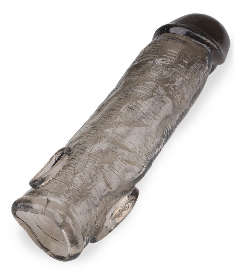 Schwarzes gerilltes Penissleeve Zeus