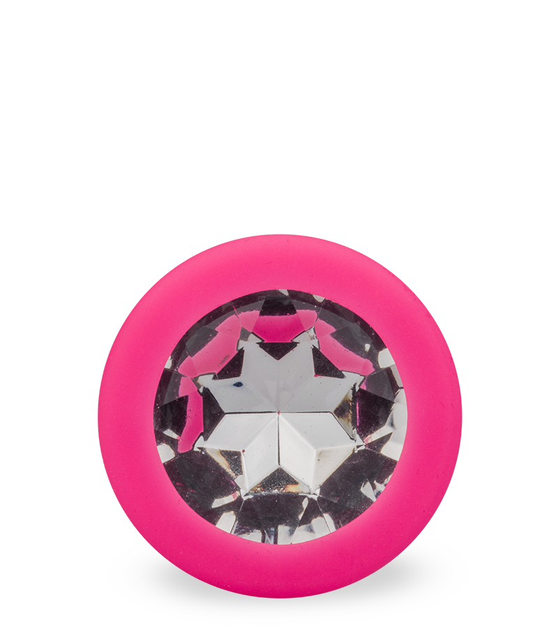 Silikon-Analschmuck mit Schmuckstein – 4 Farben