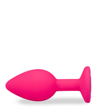 Laden Sie das Bild in den Galerie-Viewer, Silikon-Analschmuck mit Schmuckstein – 4 Farben