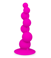Laden Sie das Bild in den Galerie-Viewer, Spiralförmiger Analplug mit Saugfuß