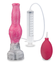 Laden Sie das Bild in den Galerie-Viewer, Spritzdildo mit Saugnapf Dobermann