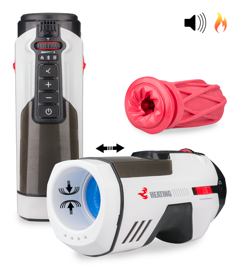 Stoß-Masturbator mit Heizfunktion Airbag Future Pro