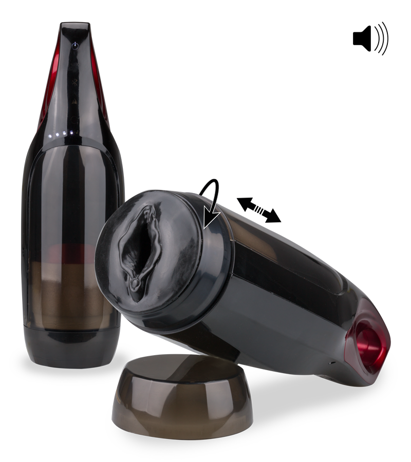 Stoßmasturbator mit Bluetooth Fastor