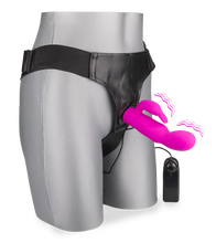 Laden Sie das Bild in den Galerie-Viewer, Strap-On-Rabbit mit Vibration