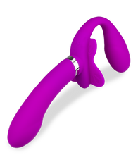 Laden Sie das Bild in den Galerie-Viewer, Strapless Strapon mit 12 Modi Butterfly