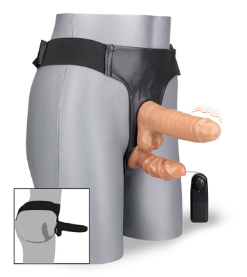 Strapon mit 2 Dildos und Vibration