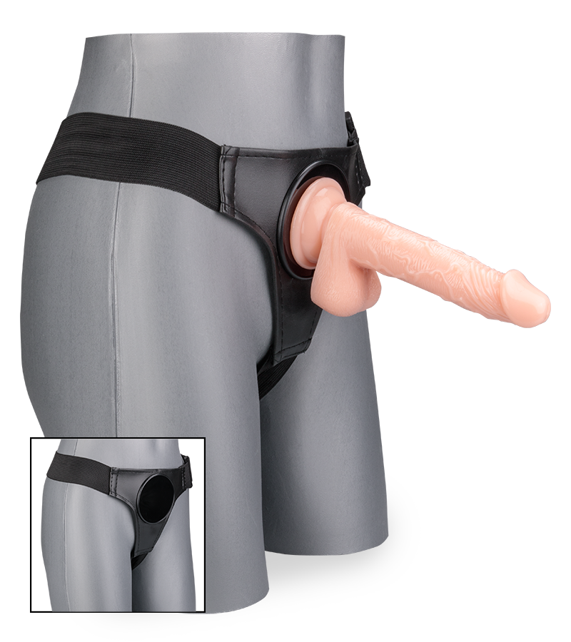 Strapon mit Saugnapf-Befestigung Cody 16,5 cm