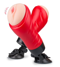 Laden Sie das Bild in den Galerie-Viewer, Vagina-Masturbator mit Gelenk-Saugfuß, 12 Vibrationsmodi