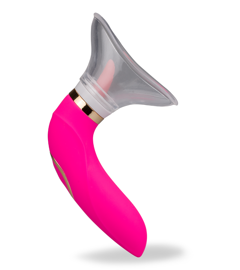 Vagina-Pumpe mit Cunnilingus-Effekt, 2 Aufsätze