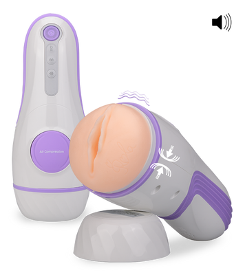 Vagina-Stoßmasturbator mit Super-Sucker-Airbag