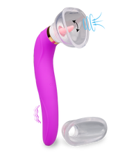 Laden Sie das Bild in den Galerie-Viewer, Vaginapumpe mit Zunge und Vibrator Destiny