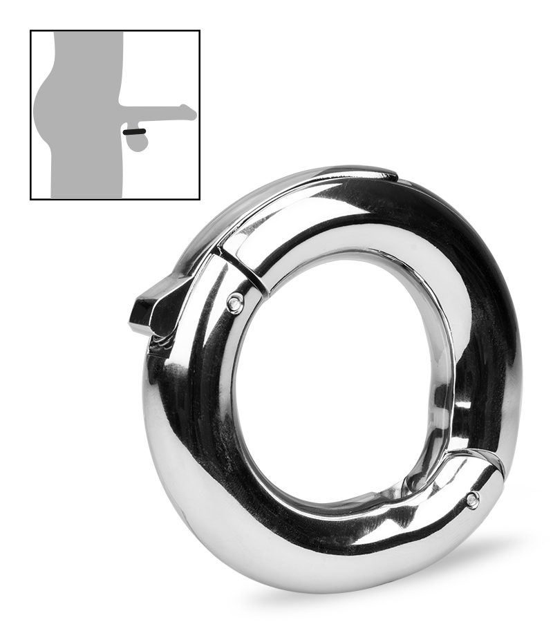 Verstellbarer Cockring aus Edelstahl Havy
