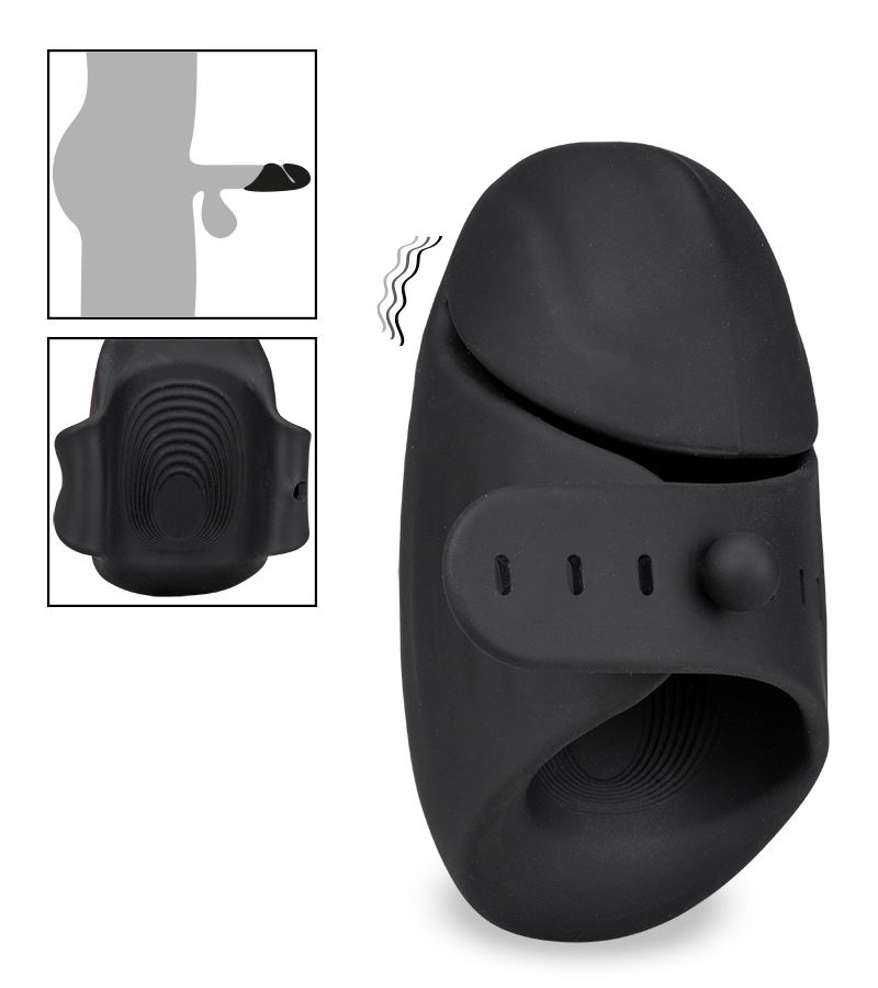 Verstellbarer Masturbator mit Vibration Turbulence