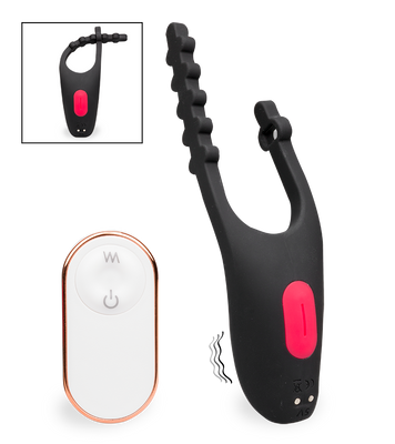 Verstellbarer vibrierender Penisring Spaceship