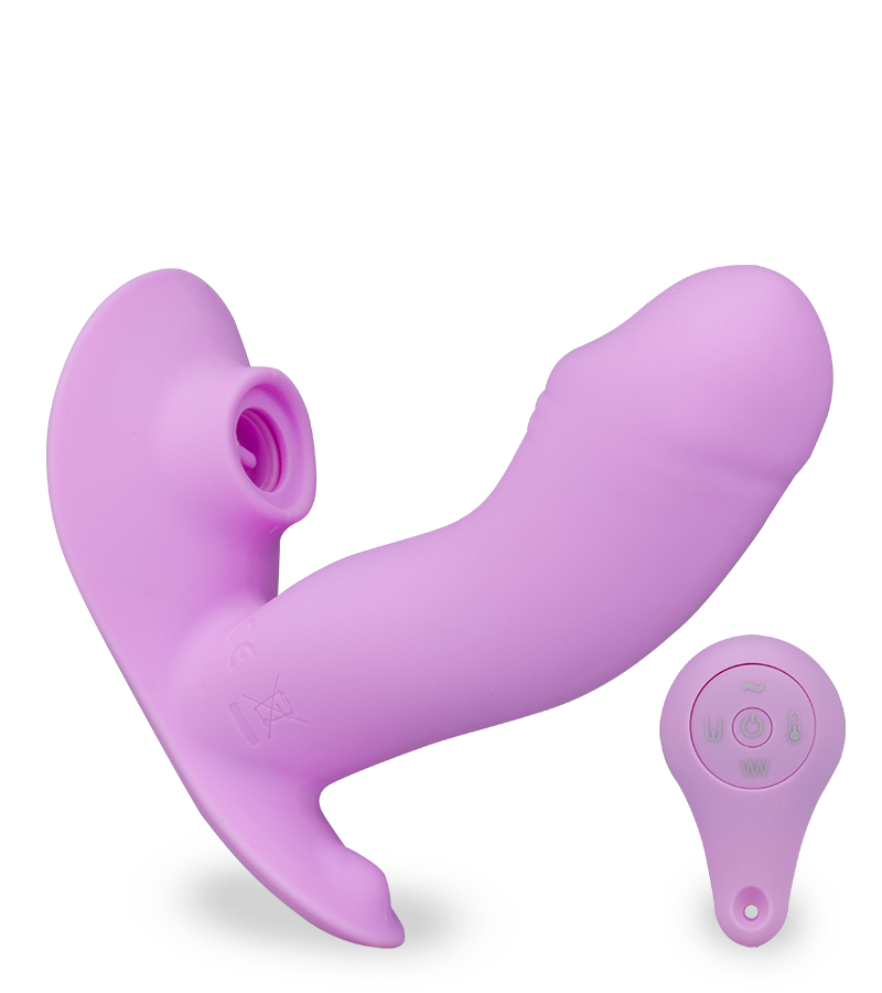 Vibrating Panty mit Dreifachstimulation und Heizfunktion July