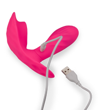 Laden Sie das Bild in den Galerie-Viewer, Vibrating Panty mit Druckwellen und Innendildo