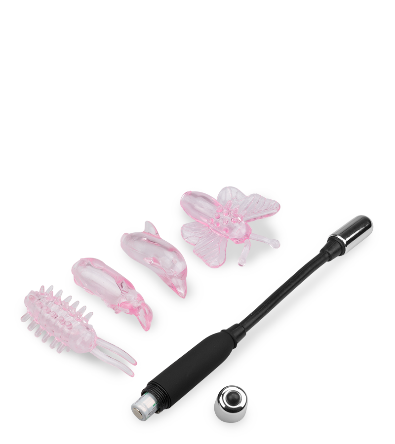 Vibrator mit 4 Aufsätzen