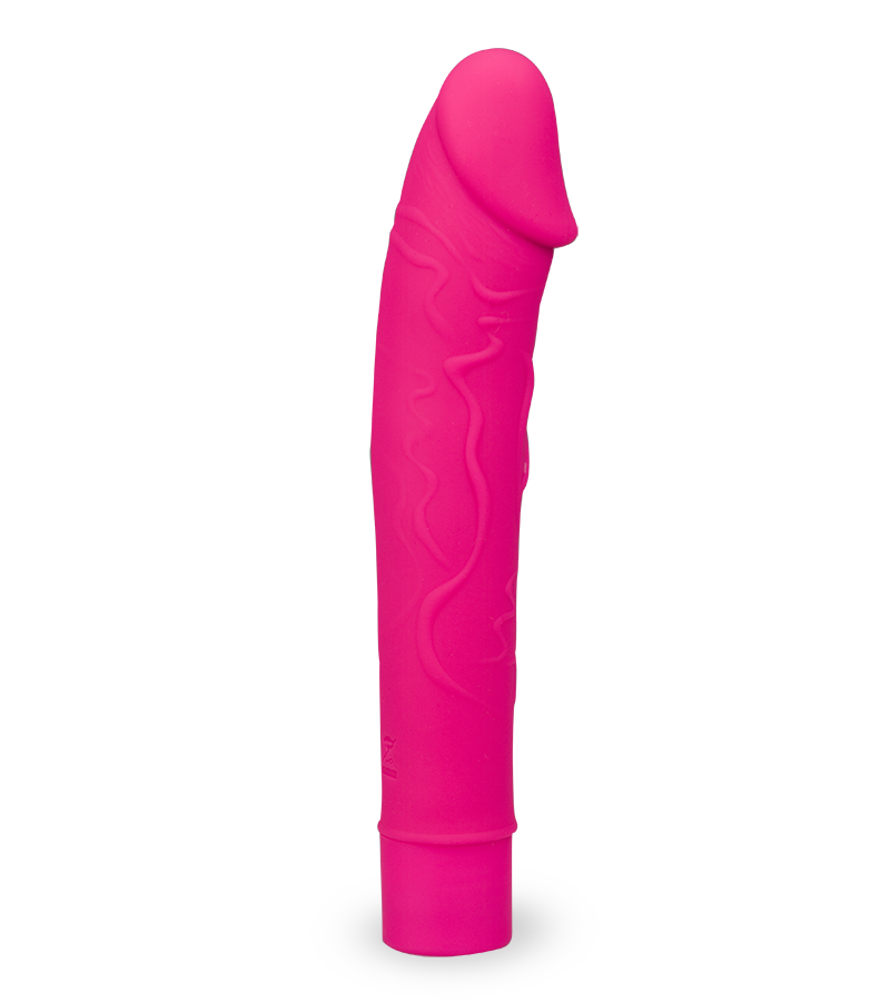 Vibrator mit geadertem Schaft 10 Modi