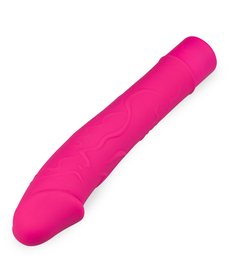 Vibrator mit geadertem Schaft 10 Modi