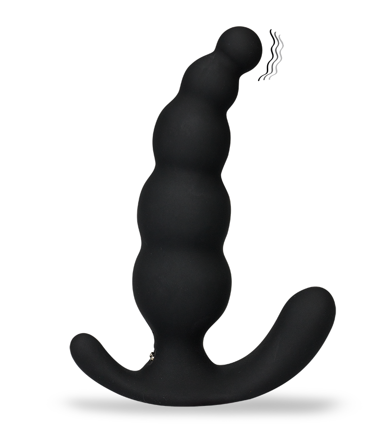 Vibrierender Analstöpsel mit 5 Kugeln Dipper