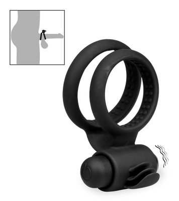 Vibrierender Doppel-Cockring Copilot