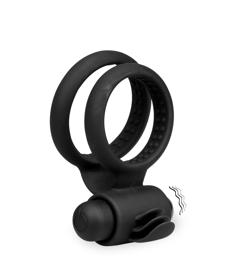 Vibrierender Doppel-Cockring Copilot