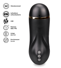 Laden Sie das Bild in den Galerie-Viewer, Vibrierender Masturbator Volt
