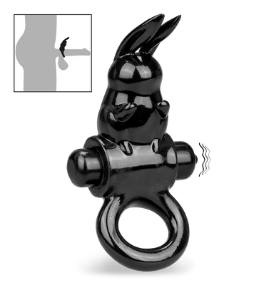 Vibro-Cockring mit 10 Modi Bunny